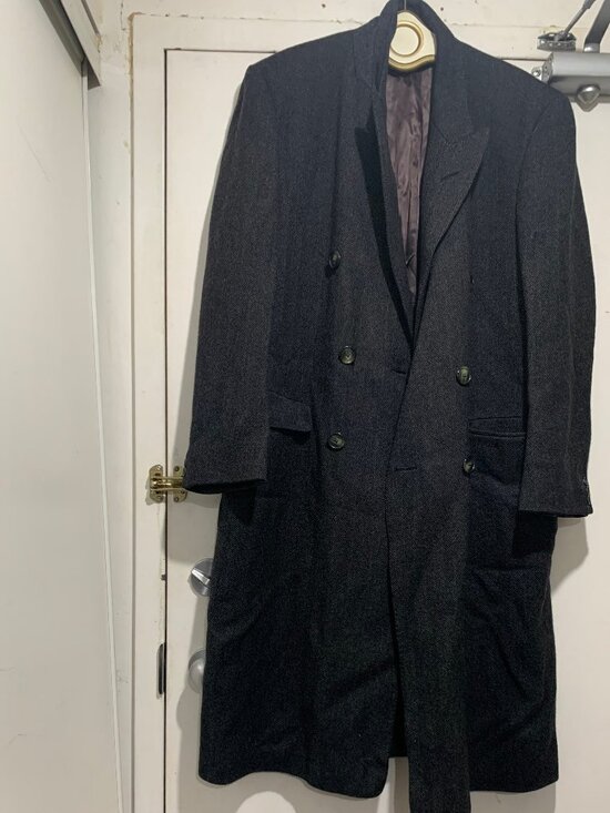 VINTAGE GARVEY'S MEN'S SHOP GENUINE WEST OF ENGLAND WOOL TRENCH COATS SIZE 42/L - Picture 7 of 15